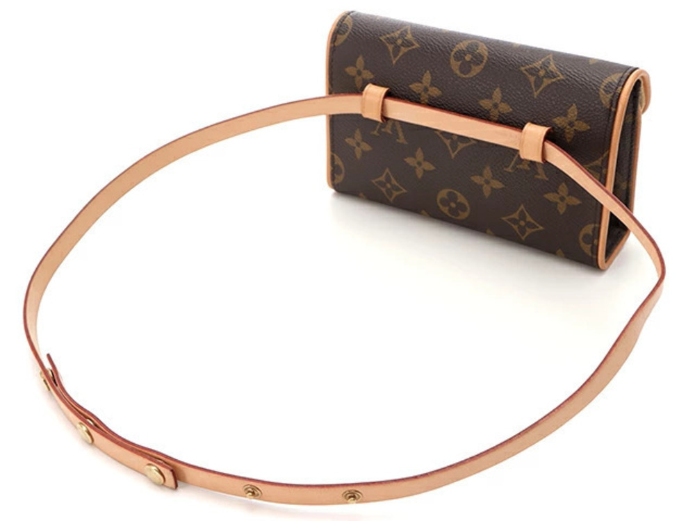 Louis Vuitton Monogram Pochette Florentine Brown